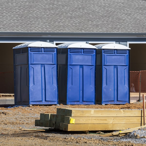 how do i determine the correct number of portable toilets necessary for my event in Sunbury NC